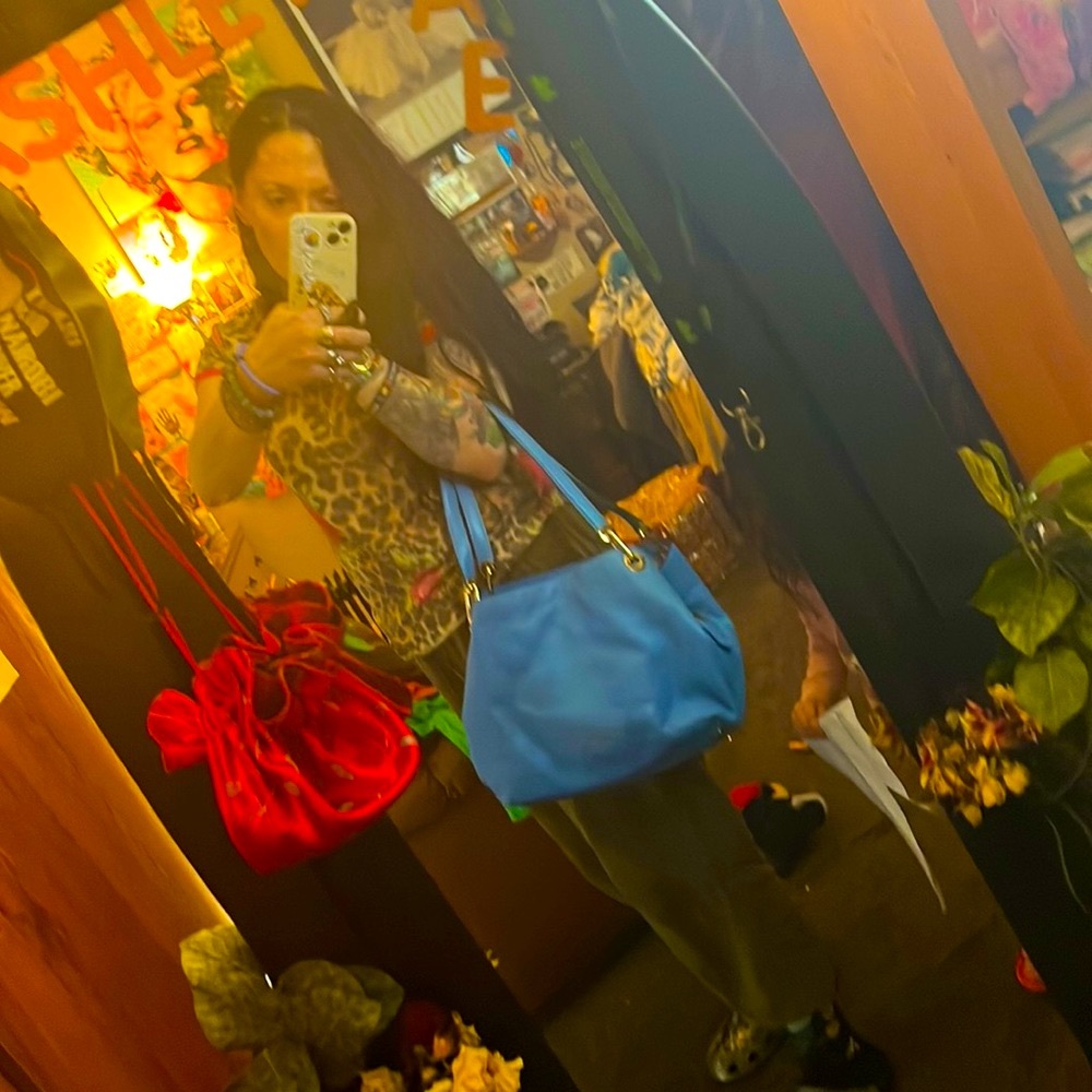 Michael Kors rare powder blue satchel